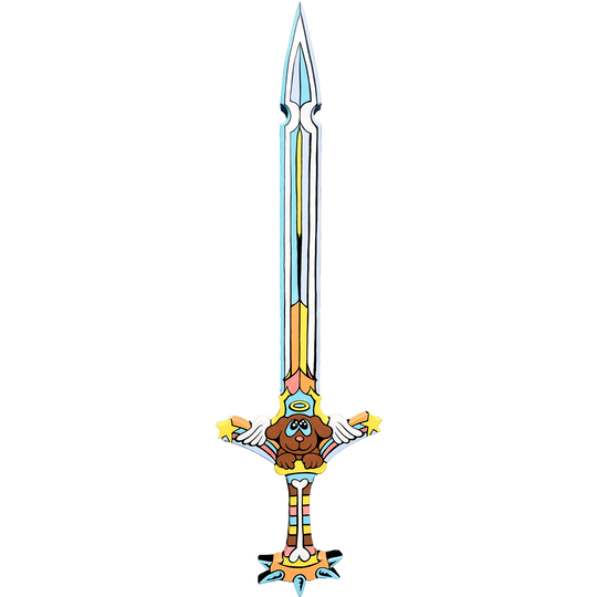 Do it for Them Sword Woodcut