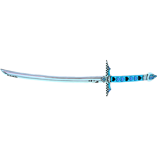 Nice Slice Sword Woodcut