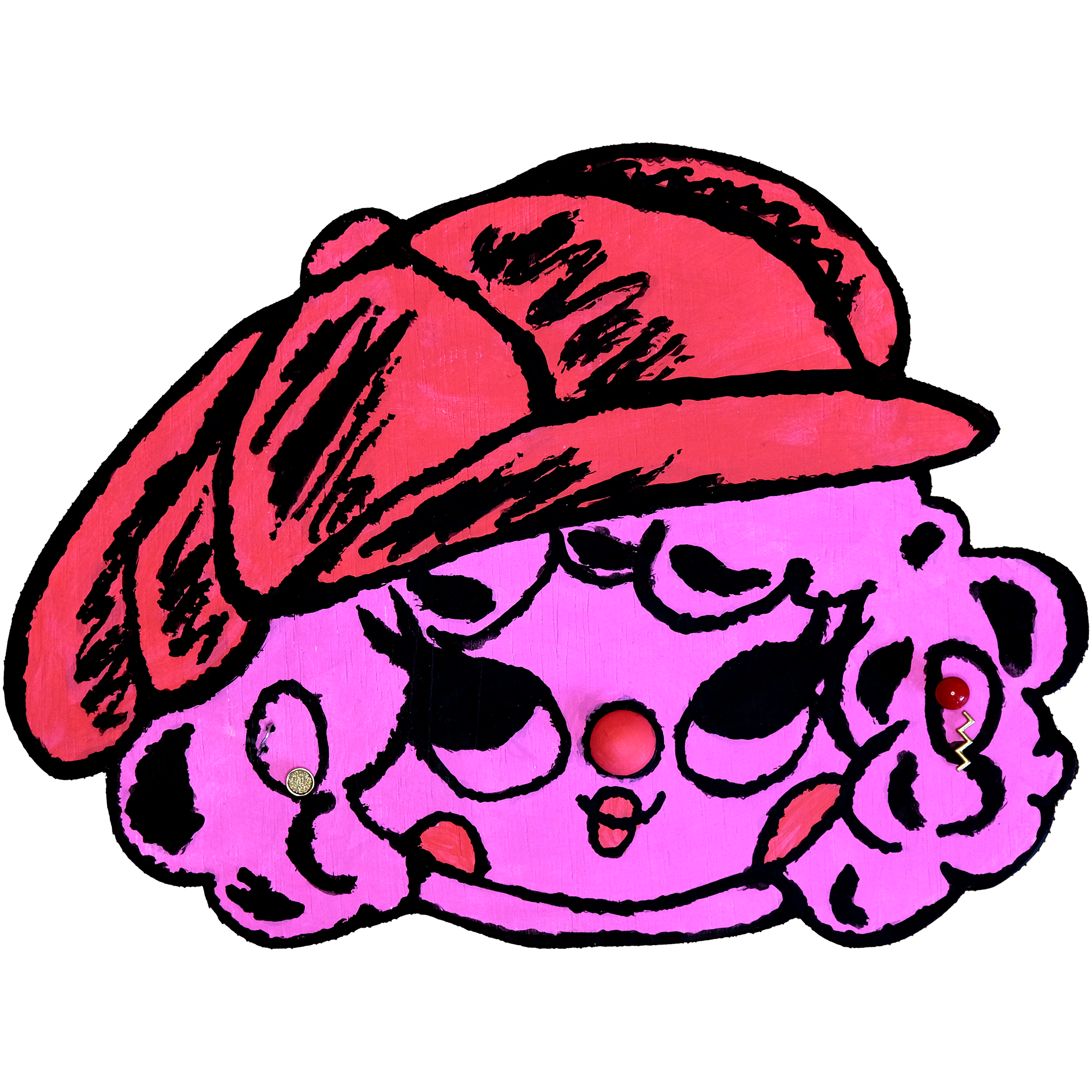 Earring Ladies Woodcuts