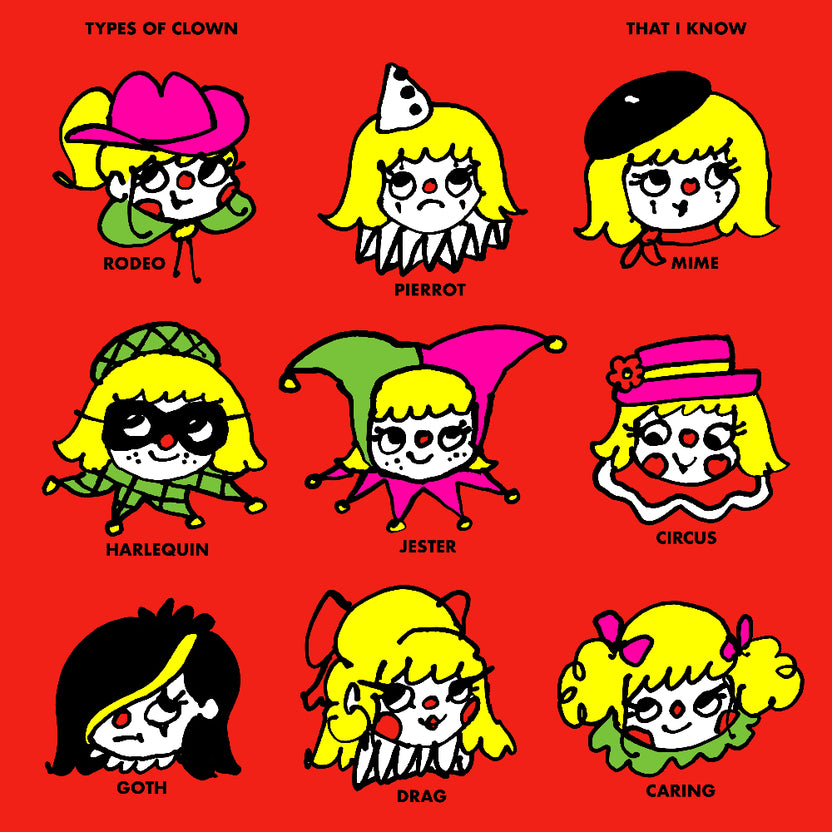 Types of Clown Print