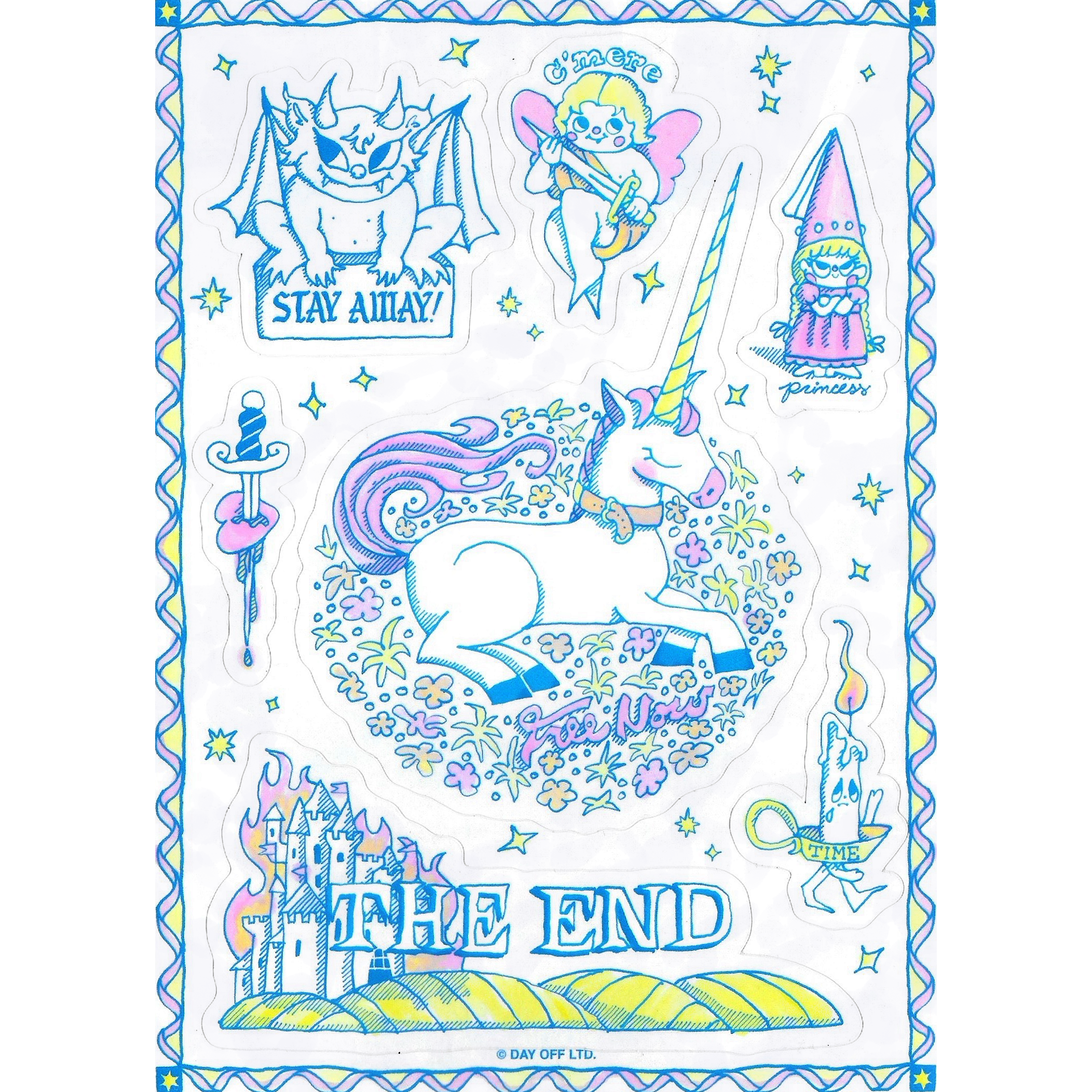 Medieval Sticker Sheet