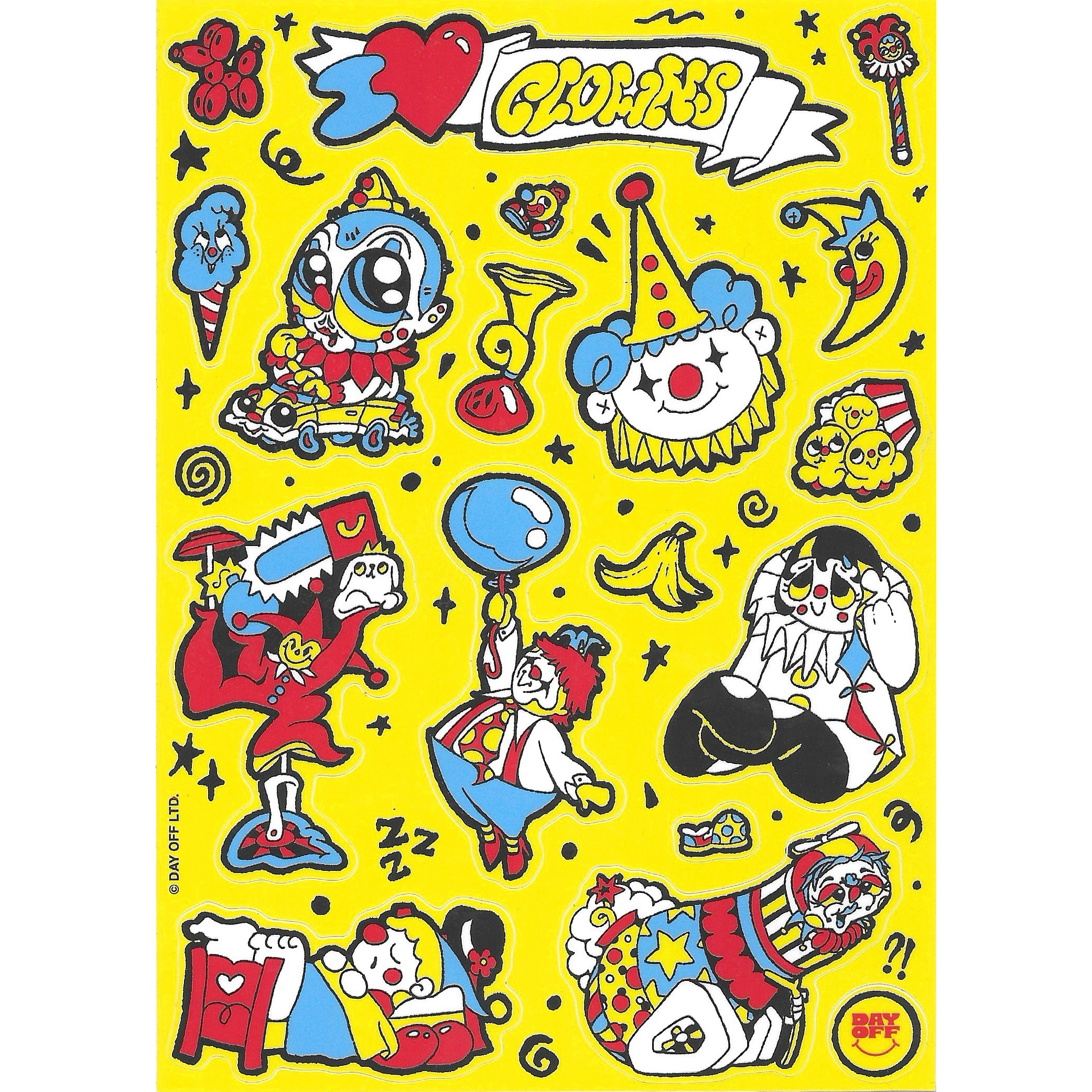 Clown Sticker Sheet