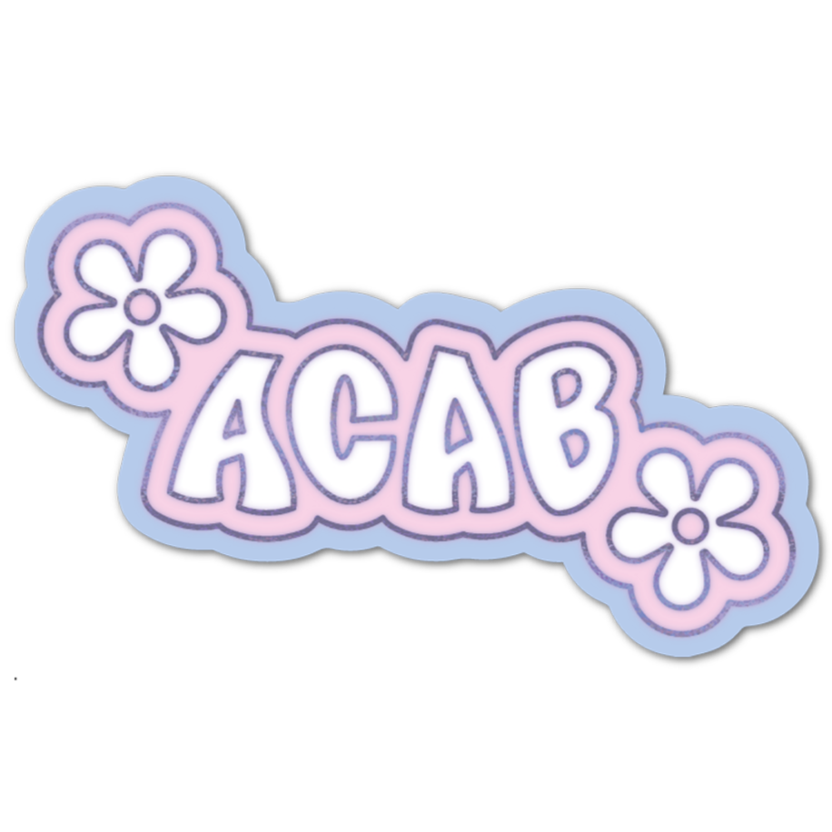 Glitter 'ABC' Sticker