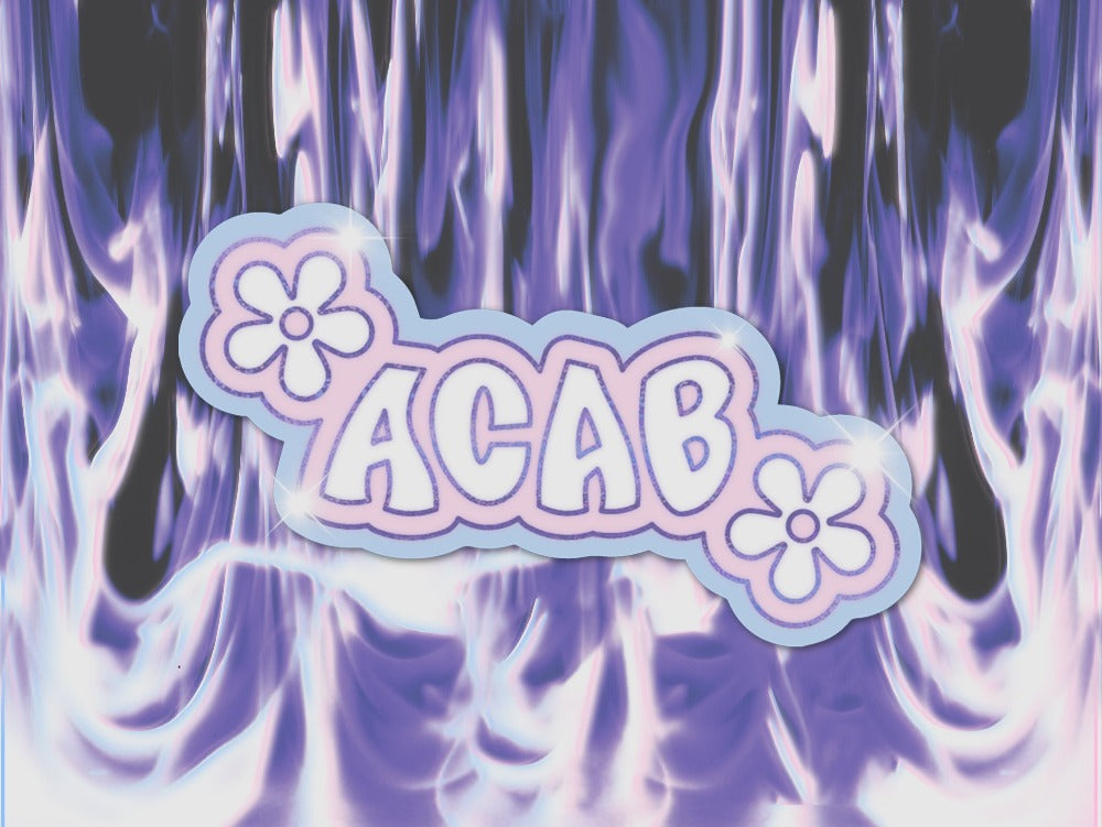 Glitter 'ABC' Sticker