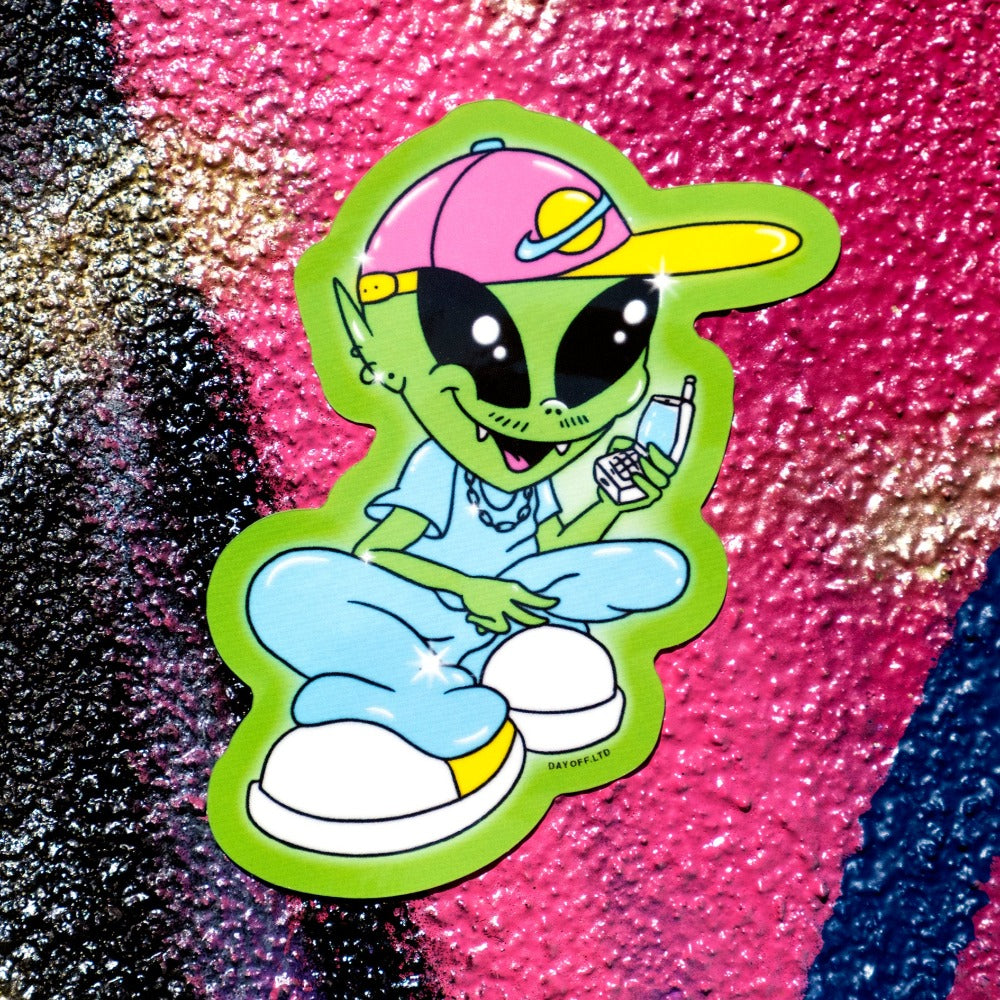 Amazin Alien Sticker