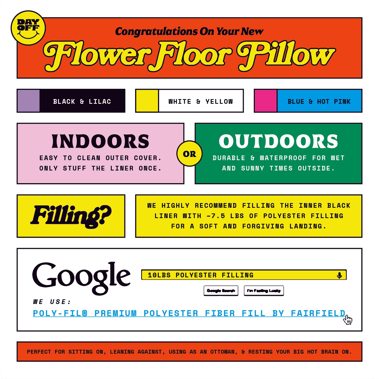 Flower Floor Pillowcase