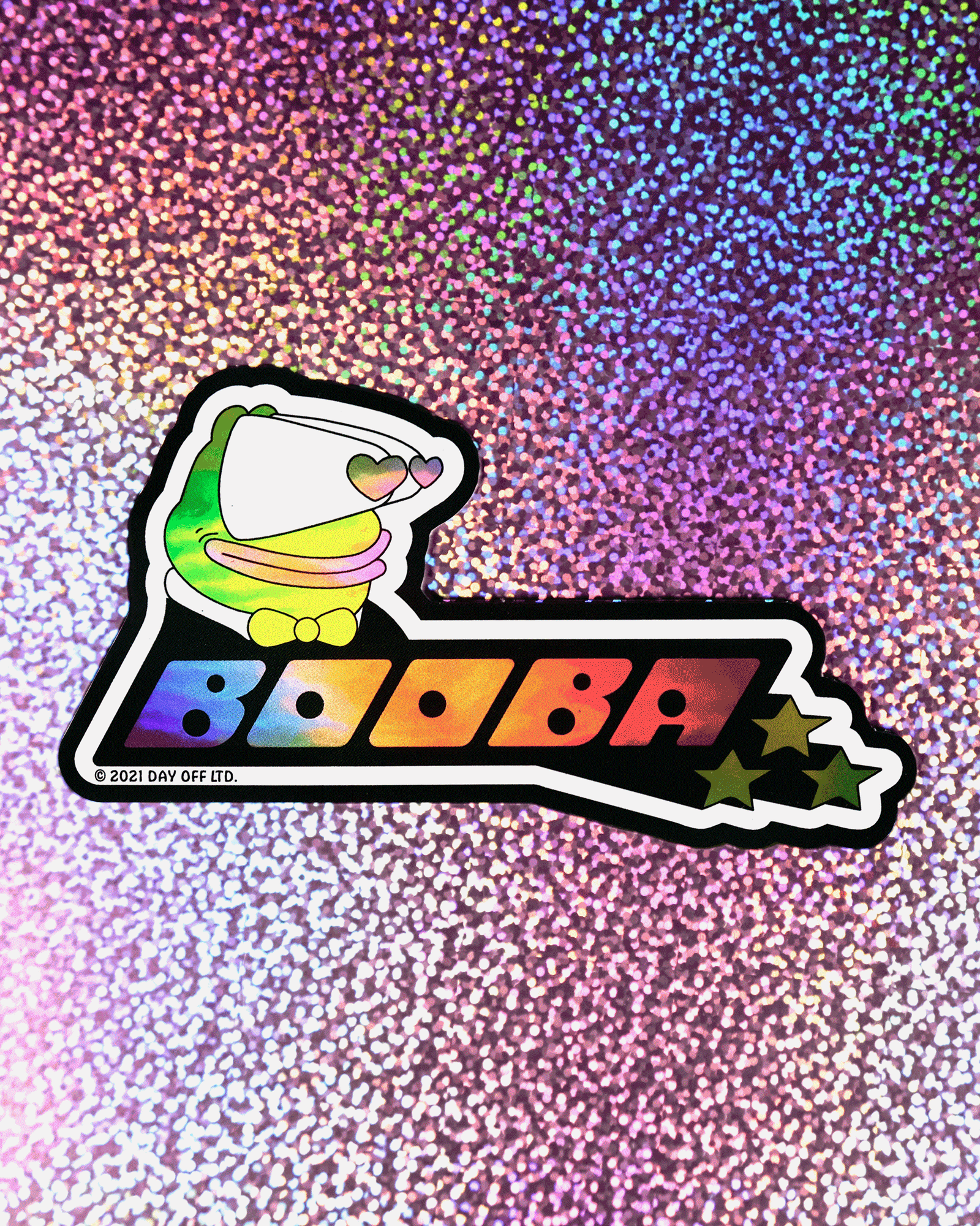 Booba Holo Sticker